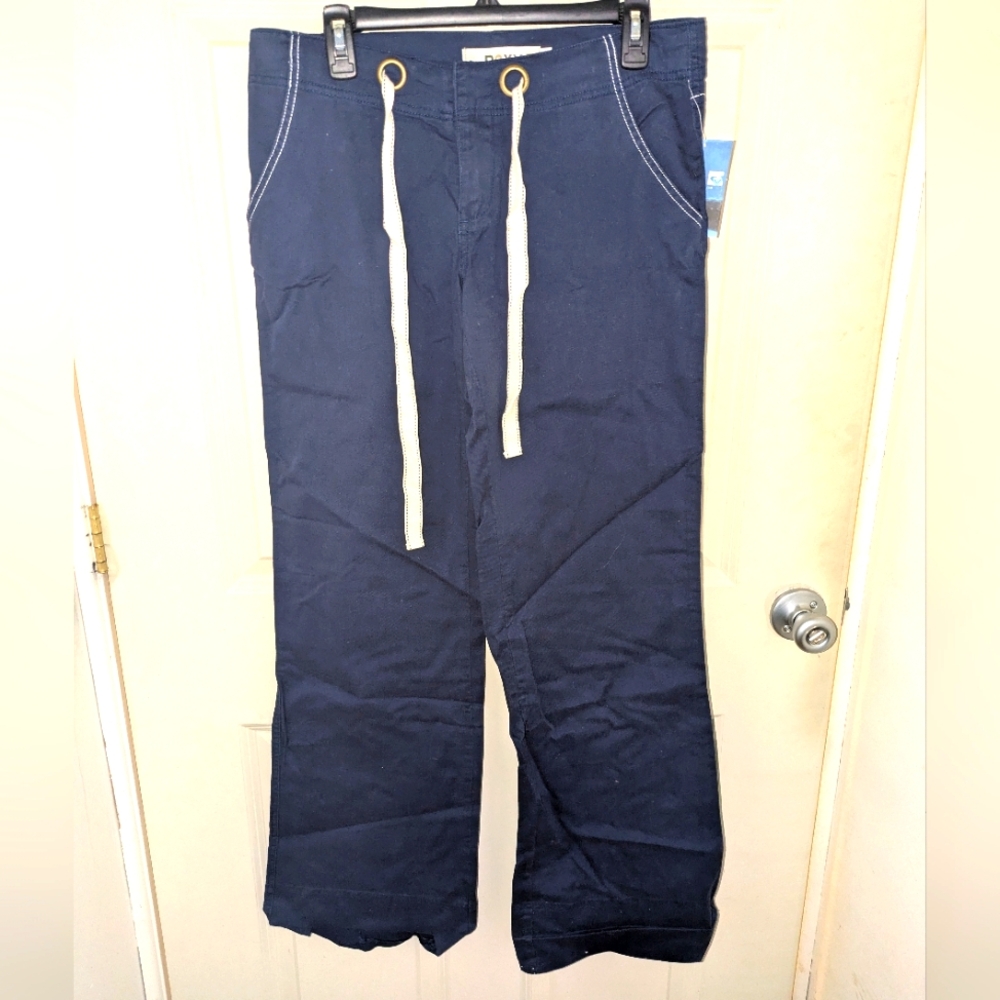 Roxy Navy Blue Drawstring Pants